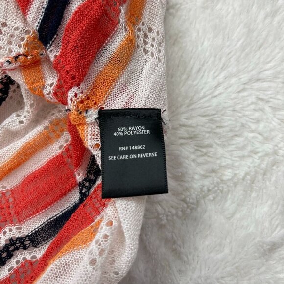 Torrid Striped Cardigan Sweater 1 1X Lightweight Long Sleeve - Picture 5 of 8